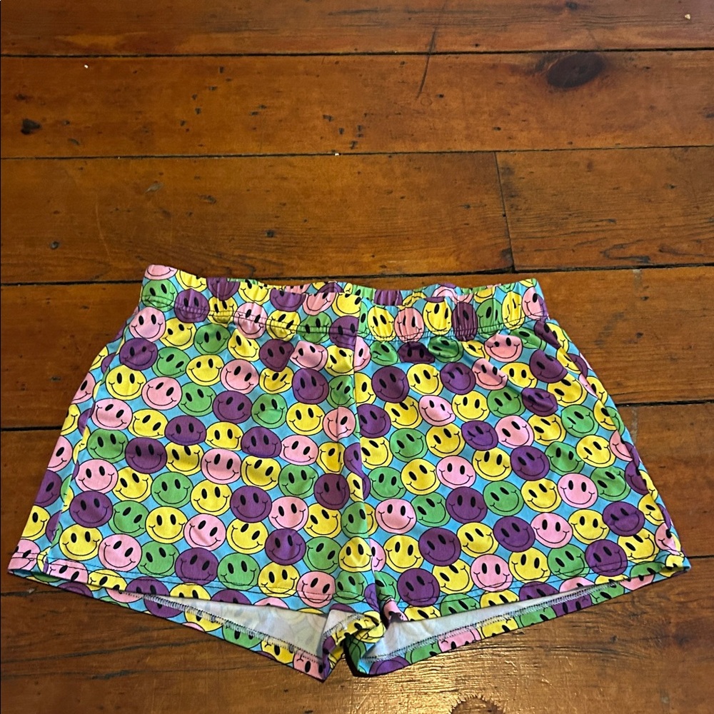 Colorful Smiley Face Women's Shorts